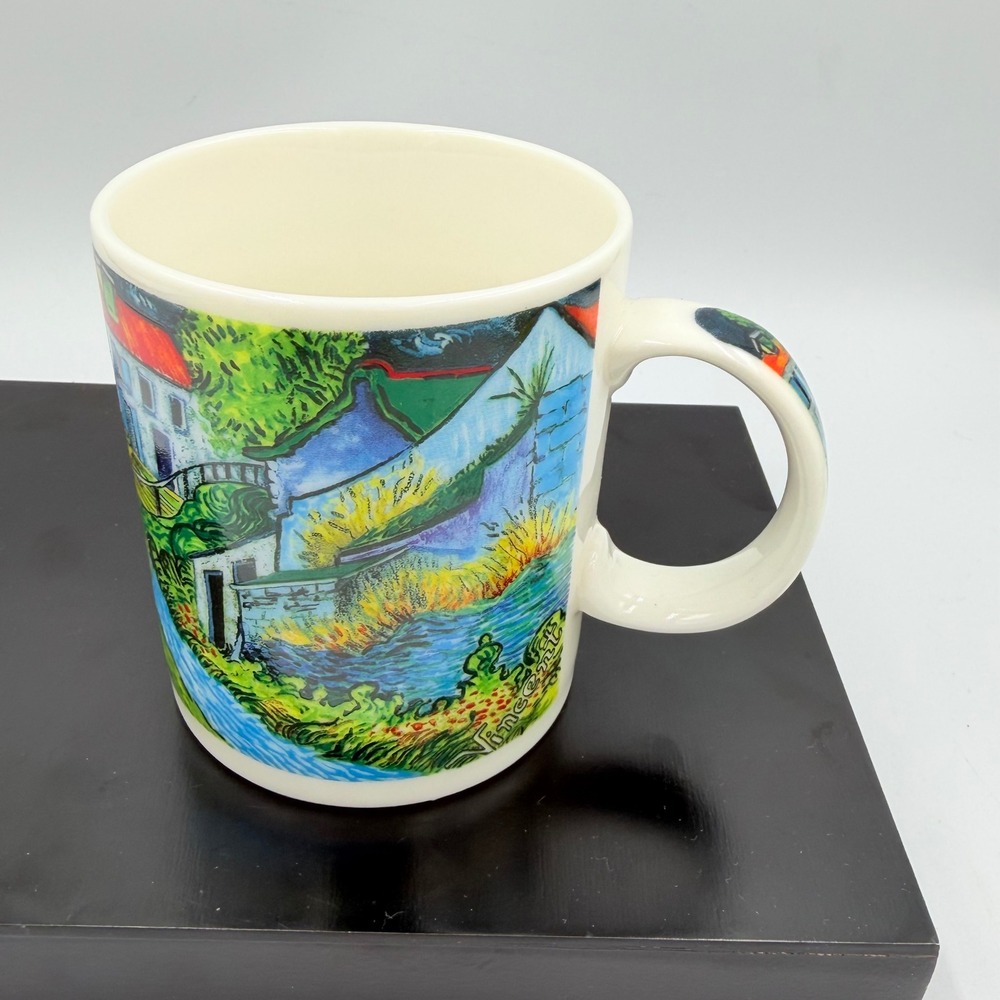 Title: Vintage Starbucks Van Gogh Stairway at Auvers Chaleur D Burrows Art Mug